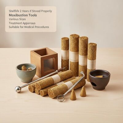Thời gian sử dụng 2 năm nếu được lưu trữ đúng cách Các dụng cụ Moxibustion có kích thước khác nhau Thiết bị điều trị phù hợp với các thủ tục y tế