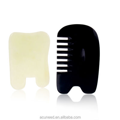 chất lượng  Class II Buffalo Horn Jade Guasha Tools Set with oil Massage nhà máy