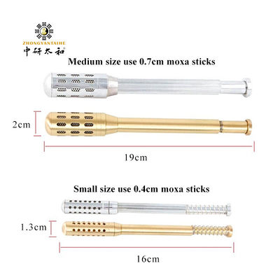 Thời gian sử dụng 2 năm nếu được lưu trữ đúng cách Các dụng cụ Moxibustion có kích thước khác nhau Thiết bị điều trị phù hợp với các thủ tục y tế