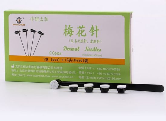 Kim châm cứu hoa mai cán PVC 12 kim/hộp, phù hợp cho chuyên gia châm cứu và chăm sóc sức khỏe