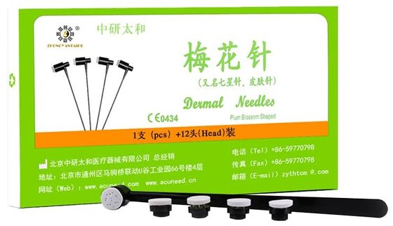 Kim châm cứu hoa mai cán PVC 12 kim/hộp, phù hợp cho chuyên gia châm cứu và chăm sóc sức khỏe