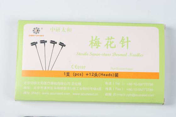 PVC tay cầm Plum Blossom kim đánh bóng kỹ thuật 0.20mm X 25mm kim được thiết kế cho hiệu quả và an toàn điều trị da