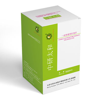Kim châm cứu Zhongyan Taihe màu bạc Kim tiêm trong da để châm cứu mặt