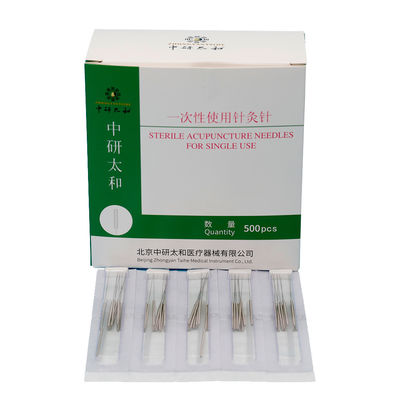 Zhongyan Taihe Chất Lượng Cao 500 Chiếc Kim Châm Cứu Vô Trùng Dùng Một Lần Trị Liệu Châm Cứu