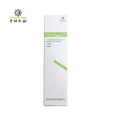 50 cái Đồng Dài Xử Lý Châm Cứu Kim Dao Dùng Một Lần Vô Trùng Agujas De Acupuntura
