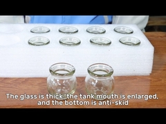 Bộ giác hơi chân không bằng thủy tinh trong suốt chống lão hóa Trung Quốc dùng cho mặt và cơ thể